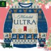 Michelob Ultra Beer Blue Holiday Ugly Christmas Sweater