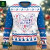 Michelob Ultra Heart Ugly Christmas Sweater