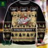 Miller Genuine Draft Beer Ugly Christmas Sweater