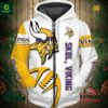 Minnesota Vikings NFL 2024 Skol, Viking Hoodie