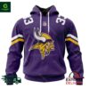 Minnesota Vikings NFL Home Kits Season 24-25 Personalized Hoodie