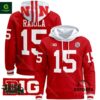 Nebraska Cornhuskers 2024 Dylan Raiola Scarlet Pullover Hoodie