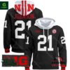 Nebraska Cornhuskers 2024 Emmett Johnson Black Pullover Hoodie