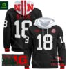 Nebraska Cornhuskers 2024 Isaiah Neyor Black Pullover Hoodie