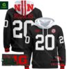 Nebraska Cornhuskers 2024 Johnny Rodgers Black Pullover Hoodie