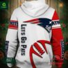 New England Patriots NFL 2024 Let’s Go Pats Hoodie