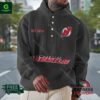 New Jersey Devils Relaxed Button Neck Hoodie