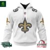 New Orleans Saints NFL Away Kits Season 2025 Personalized Hoodie