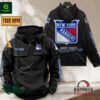 New York Rangers NHL Personalized Vintage Multi Pocket Hoodie