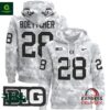 Oregon Ducks 2024 Bryce Boettcher Salute To Service Pullover Hoodie