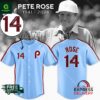 Pete Rose Philadelphia Phillies 1980 W.S. Champs Baseball Jersey