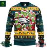 Philadelphia Eagles 12 Grinch Xmas Day Ugly Sweater