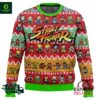Pixel Street Fighter Ugly Christmas Sweater