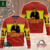 Pulp Fiction Winston Wolfe Ugly Christmas Sweater