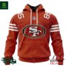 San Francisco 49ers NFL Home Kits Season 24-25 Personalized Hoodie