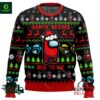Santa Seems Sus To Me – Among Us Ugly Christmas Sweater