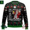 She Jingled My Bells And Now She?s Pregnant Funny Ugly Christmas Sweater