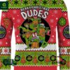 Teenage Mutant Ninja Turtles Heroes In A Half-Sled Ugly Christmas Sweater