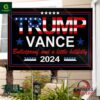 Trump Vance Bulletproof And A Little Hillbilly 2024 Yard Sign