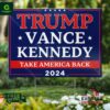 Trump Vance Kennedy Take America Back 2024 Yard Sign