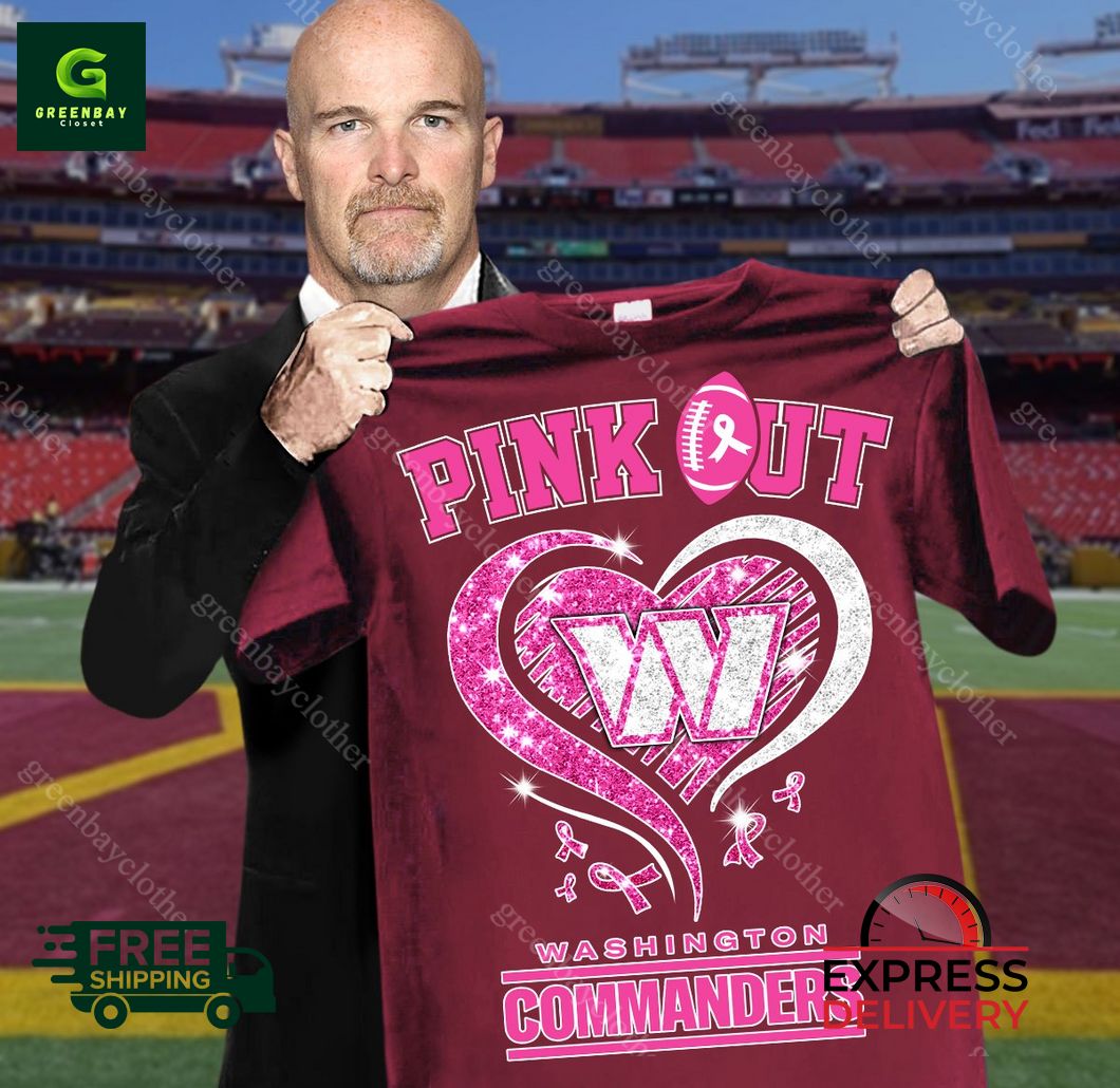 Washington Commanders Pink Out Shirt Washington Commanders Pink Out Shirt