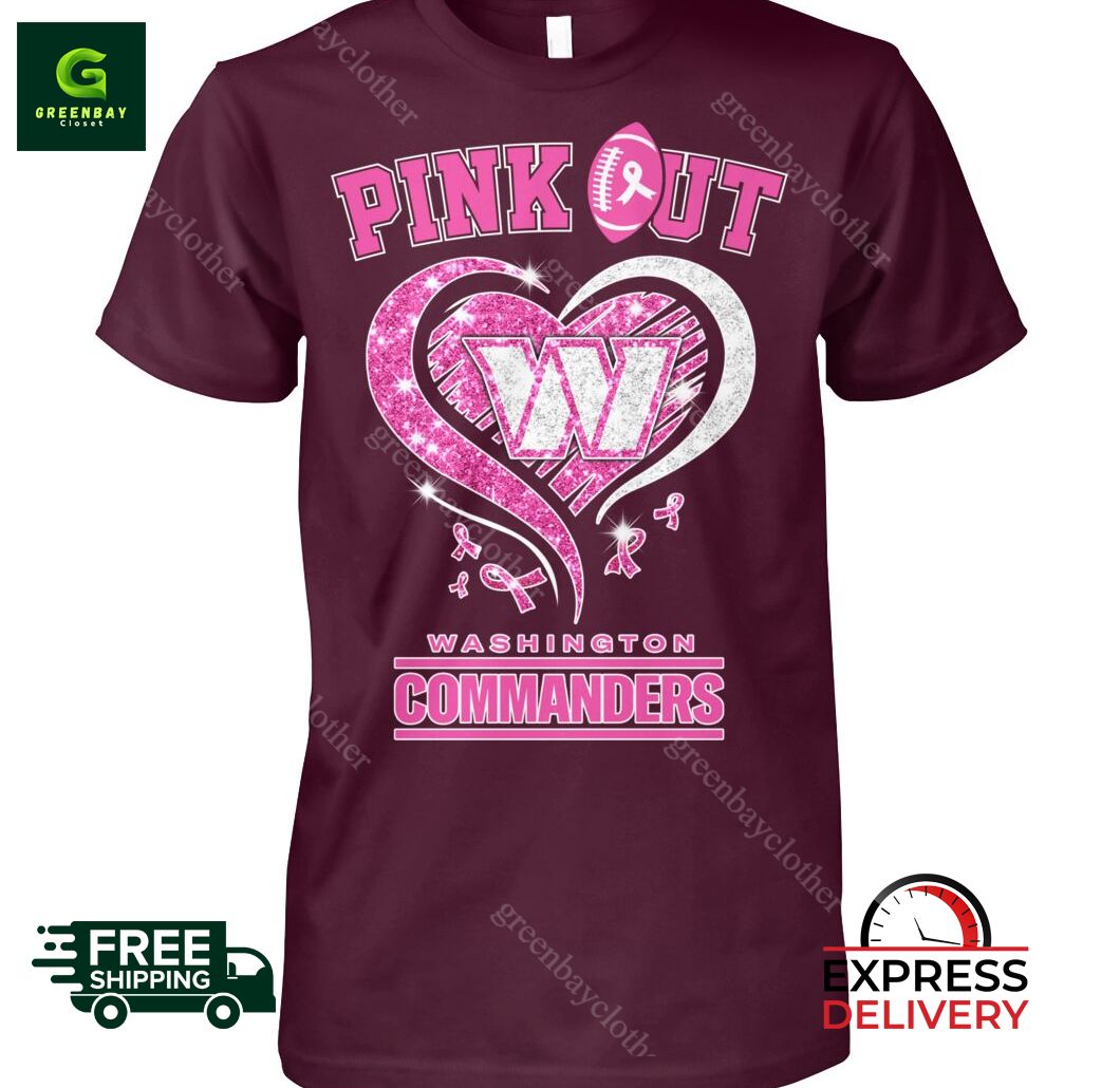 Washington Commanders Pink Out Shirt Washington Commanders Pink Out Shirt