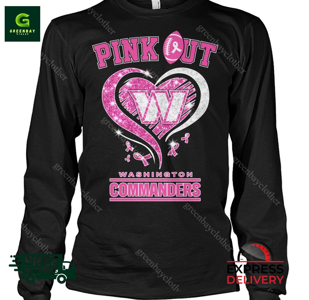 Washington Commanders Pink Out Shirt Washington Commanders Pink Out Shirt