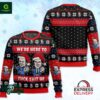 We’re Here To Fuck Shit Up Step Brothers Ugly Christmas Sweater