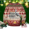 Wild Turkey Bourbon Whiskey Alcohol Ugly Christmas Sweater