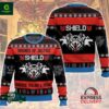 WWE Hounds of Justice Shield Ugly Christmas Sweater