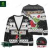 Anaheim Ducks NHL Grinch Knitted Cardigan