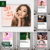 Ariana Grande 2025 Wall Hanging And Desk Calendar