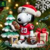 Atlanta Falcons NFL Snoopy Christmas Ornament