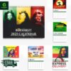 Bob Marley 2025 Wall Hanging Calendar