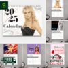 Britney Spears 2025 Wall Hanging And Desk Calendar