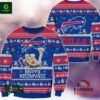 Buffalo Bills NFL Merry Kissmyass Knit Pattern Ugly Sweater