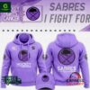 Buffalo Sabres Hockey Fights Cancer Unisex Hoodie