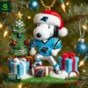 Carolina Panthers NFL Snoopy Christmas Ornament