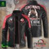 Cincinnati The Hit King Pete Rose Block Leather Jacket