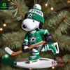 Dallas Stars Hockey Snoopy Ornament