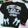 Detroit Lions NFL Embroider Side Bow Sweatshirt