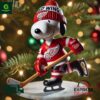 Detroit Red Wings Ice Hockey Snoopy Ornament