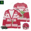 Detroit Red Wings NHL Grinch Knitted Cardigan
