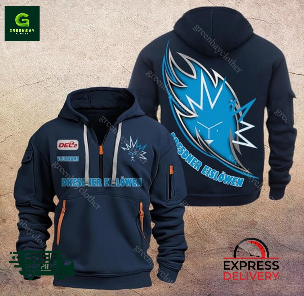 Dresdner Eislowen Custom Name New Heavy Hoodie Dresdner Eislowen Custom Name New Heavy Hoodie