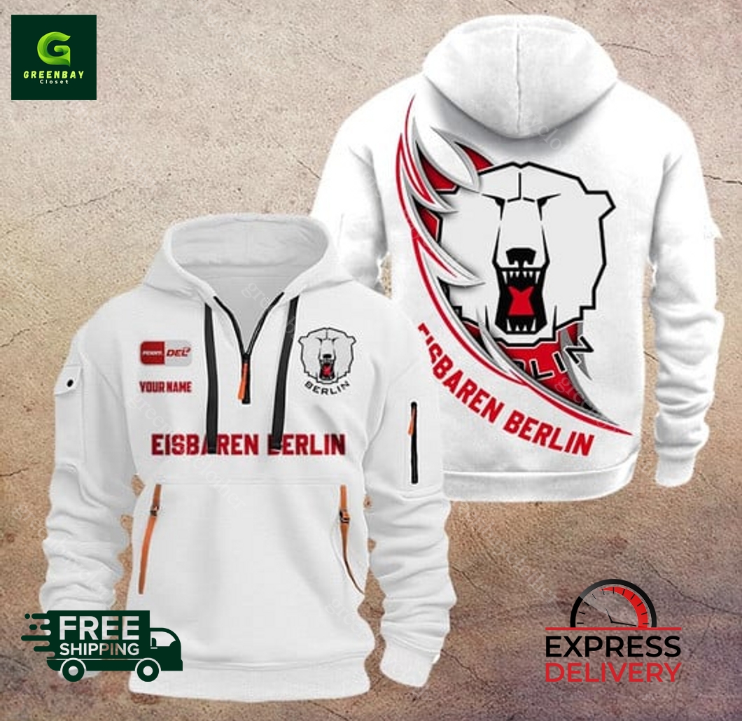 Eisbaren Berlin Custom Name New Heavy Hoodie Eisbaren Berlin Custom Name New Heavy Hoodie