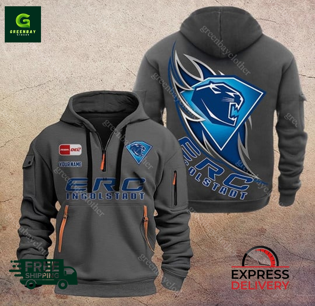 ERC Ingolstadt Custom Name New Heavy Hoodie ERC Ingolstadt Custom Name New Heavy Hoodie