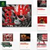 Five Finger Death Punch 2025 Wall Hanging And Desk Calendar