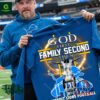 God First Family Second Then Detroit Lions Football Amon-Ra St Brown Shirt