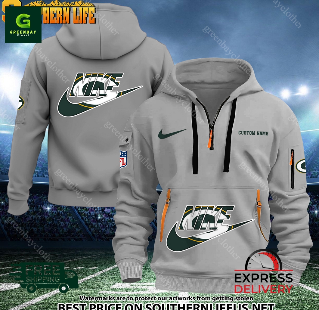 Green Bay Packers NFL Nike Heavy Custom Hoodie Green Bay Packers NFL Nike Heavy Custom Hoodie
