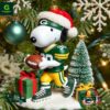 Green Bay Packers NFL Snoopy Christmas Ornament